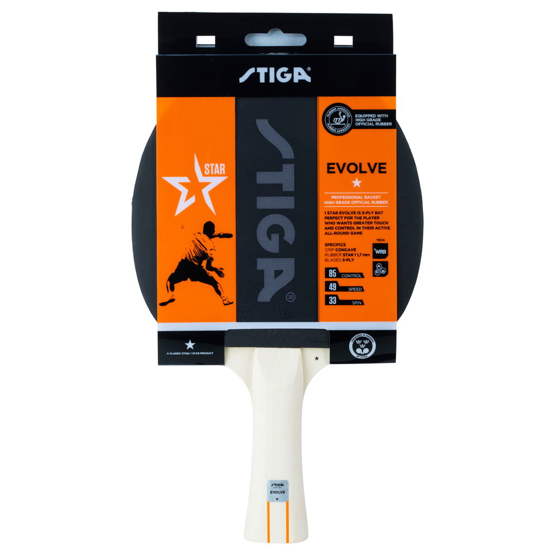 Stiga Evolve 1* Bordtennisbat