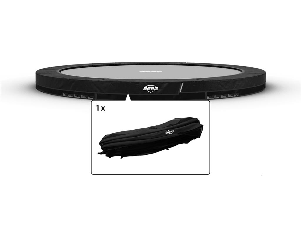 BERG Champion inground kantpolstring 380 sort Black