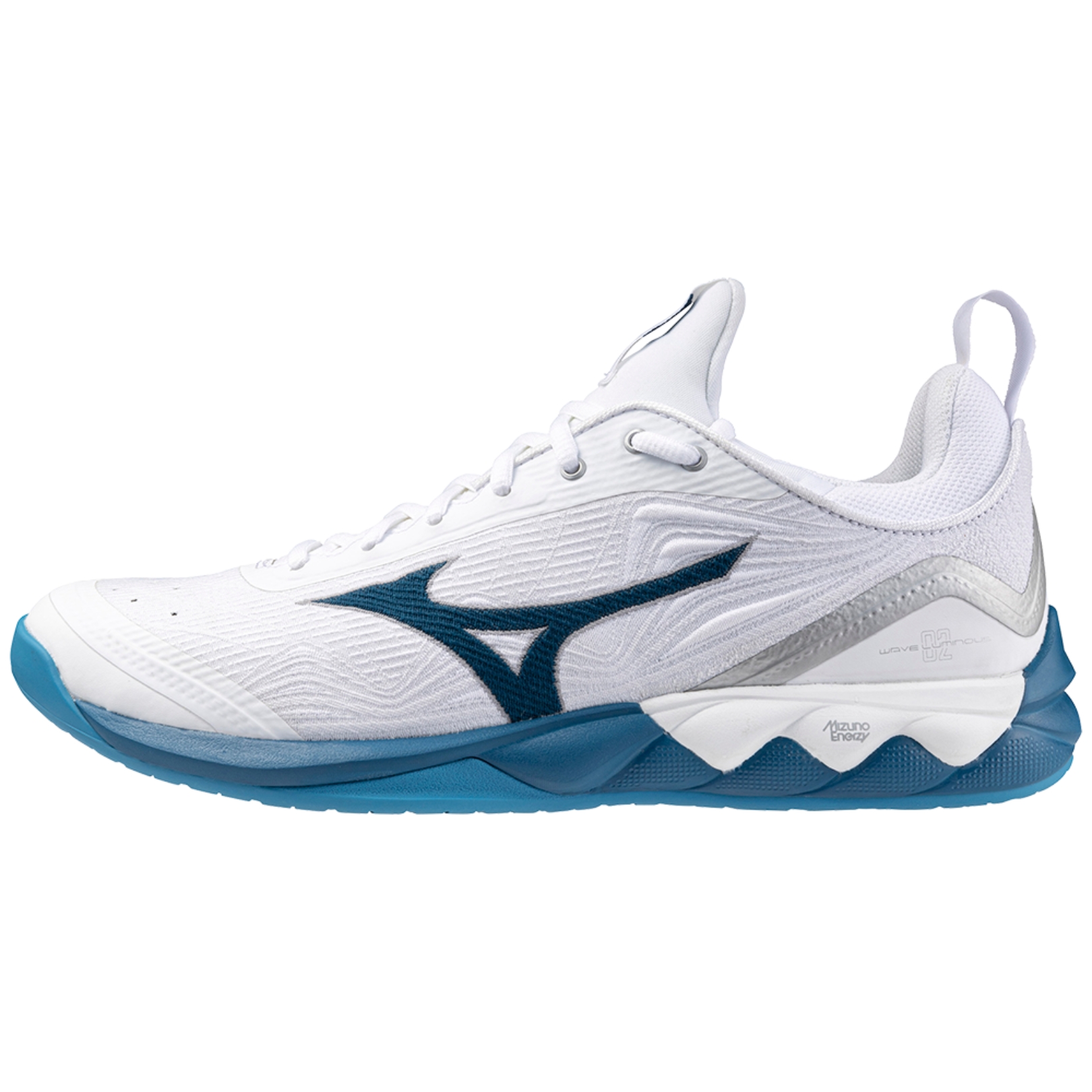 Mizuno Wave Luminous 2 White/Sailor Blue/Silver  Herre