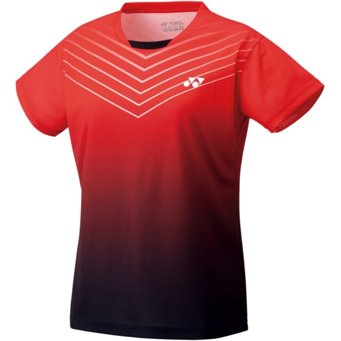 Yonex Womens Crew Neck Shirt Club Team YW0025EX Rød  Dame