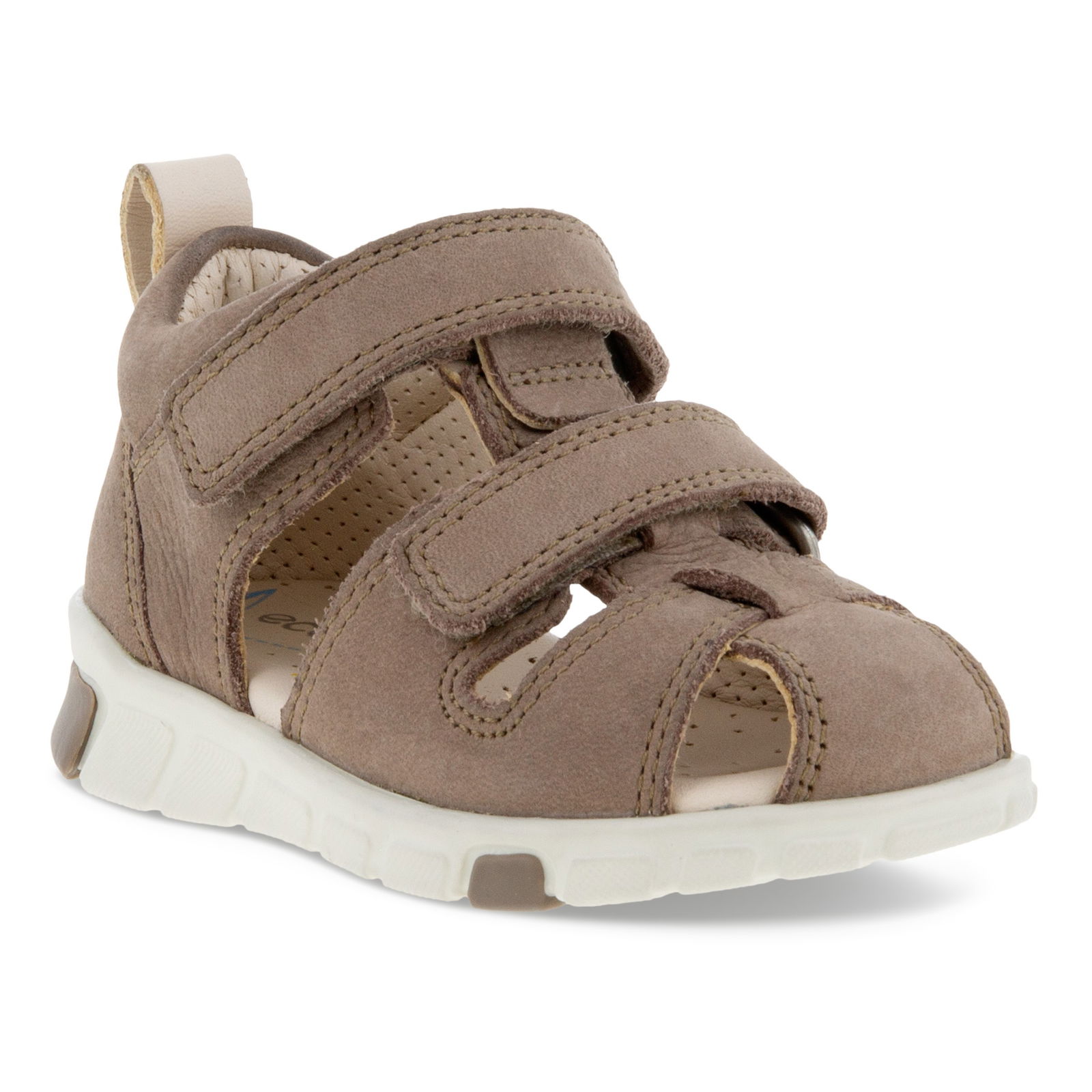 Ecco Mini Stride Fisherman Børnesandal, taupe