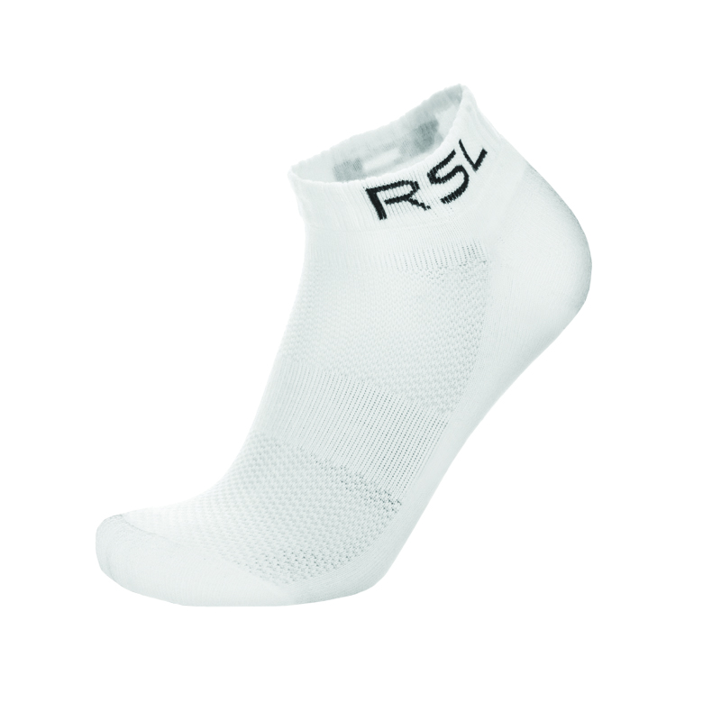RSL Socks W 1-pack White/Black  Dame