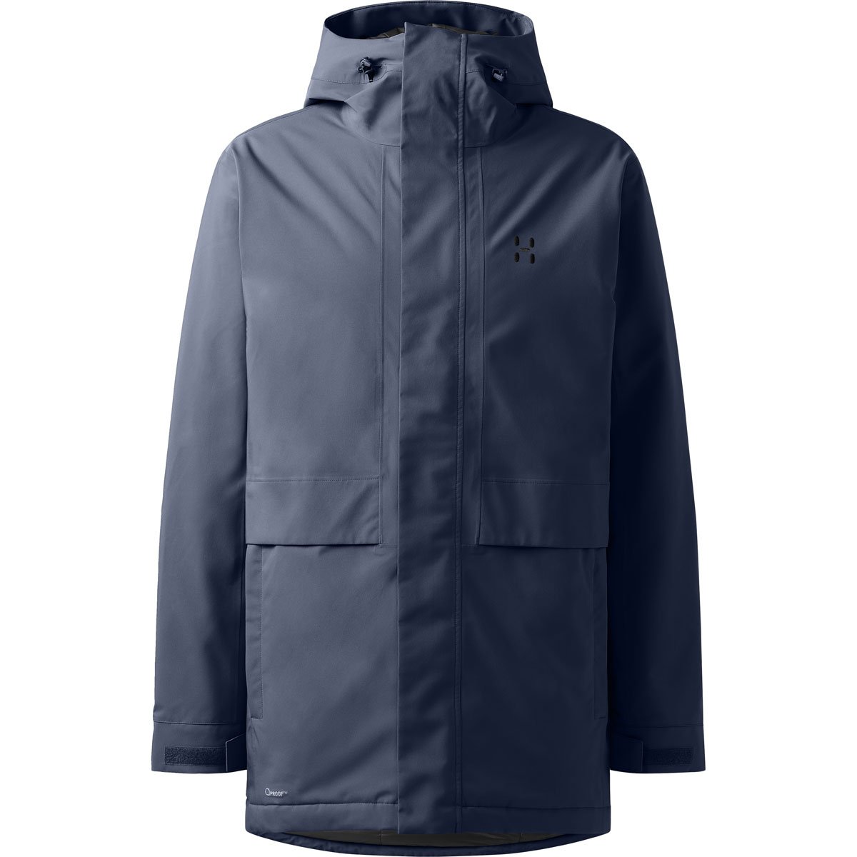 Haglöfs Salix Proof Mimic II Parka Vinterjakke Herre, tarn blue