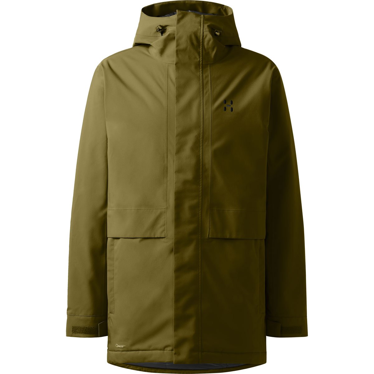 Haglöfs Salix Proof Mimic II Parka Vinterjakke Herre, olive green