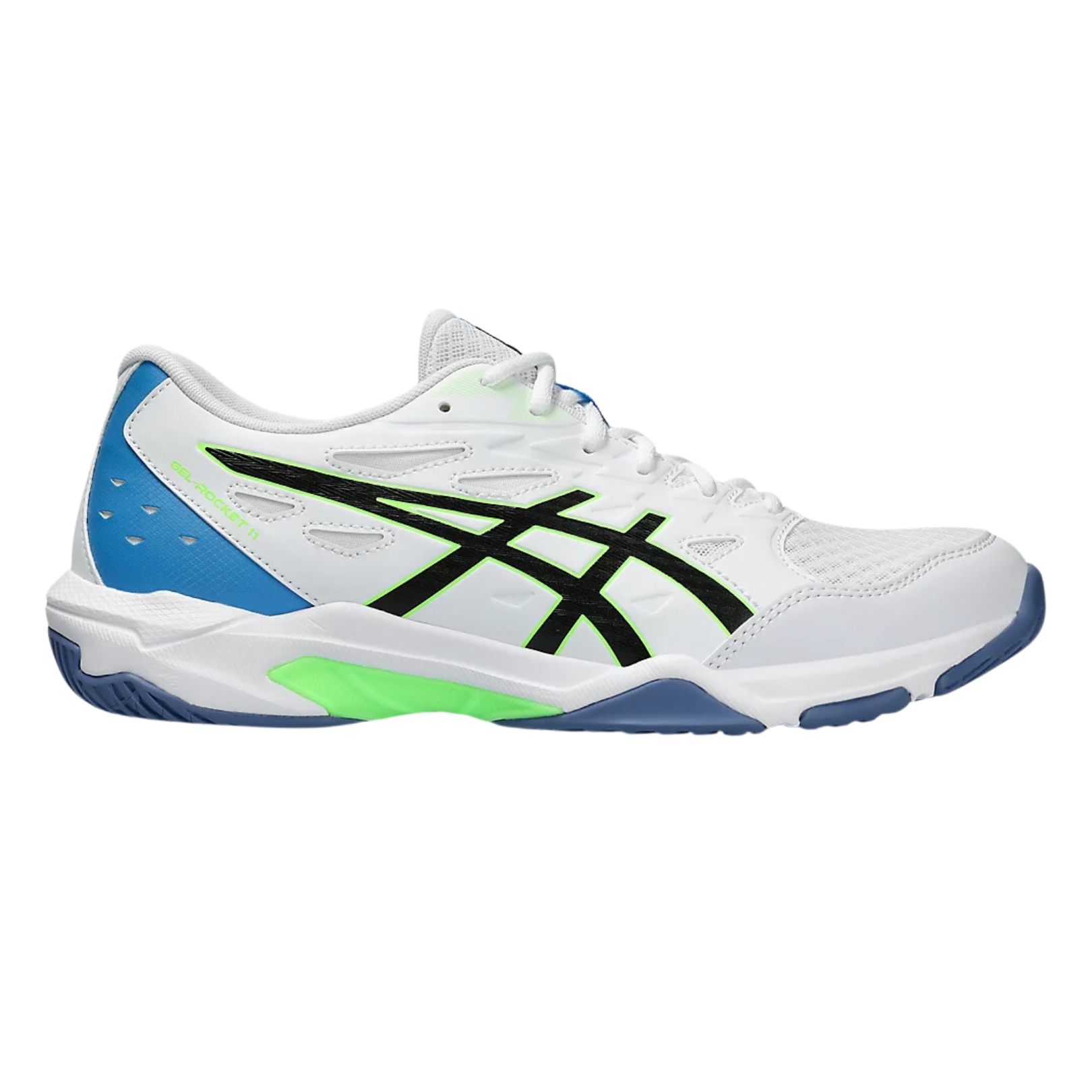 Asics Gel-Rocket 11 White/Lime Burst - OLD  Herre