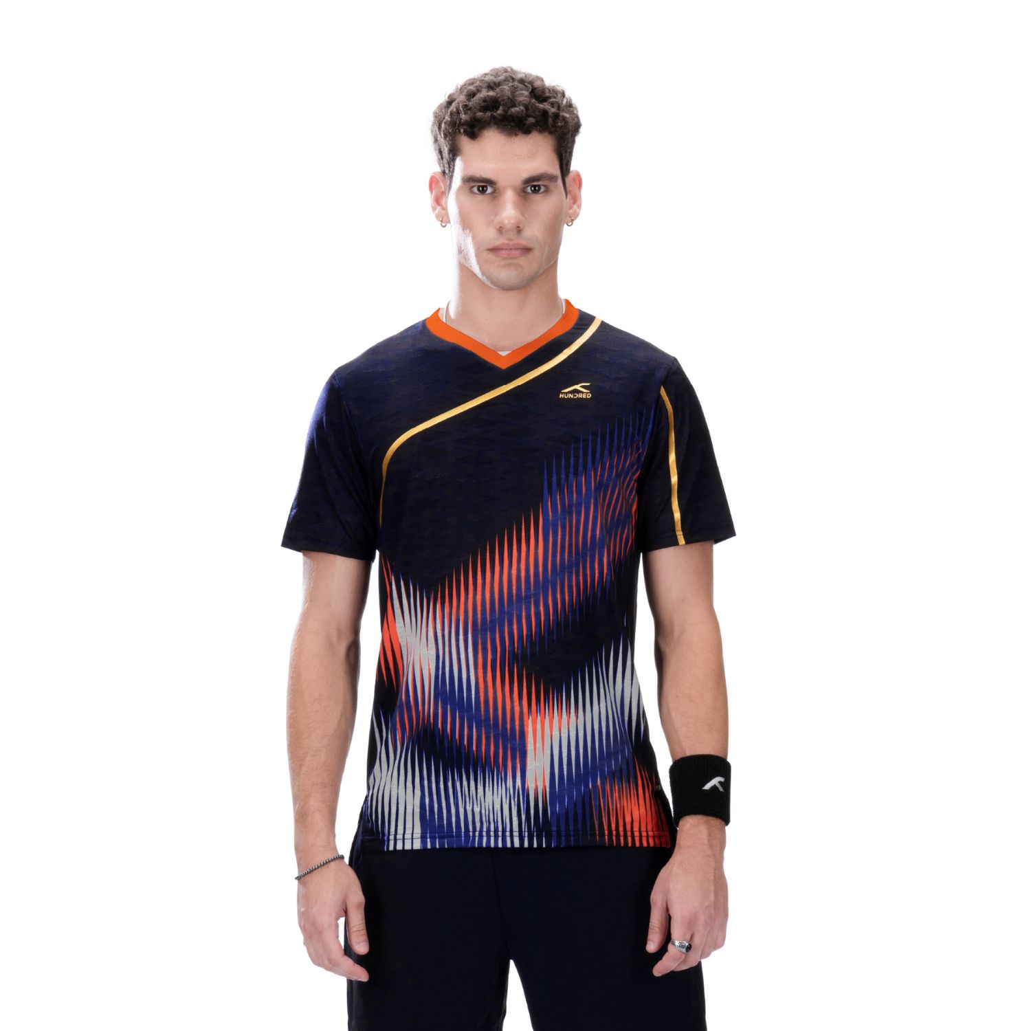 Hundred Mirror T-shirt Navy  Herre