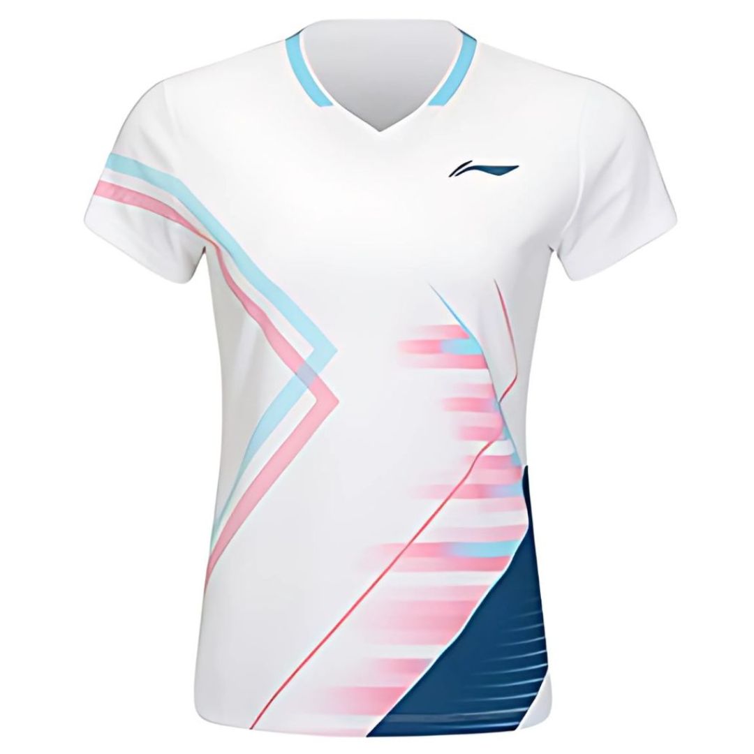 Li-Ning AAYV046-2 Players Women T-shirt White  Dame