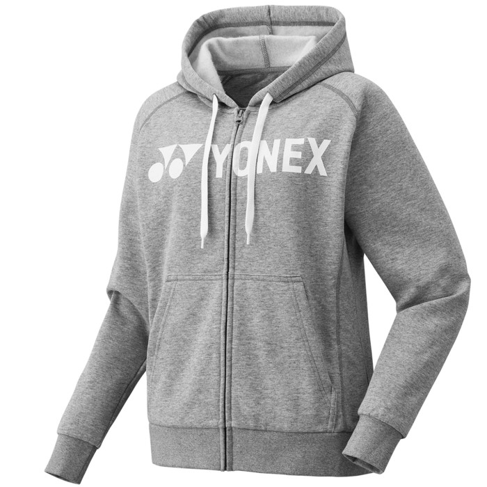 Yonex Junior Full Zip Hoodie 2020 Club Team YJ0018EX Grey - OLD  Junior