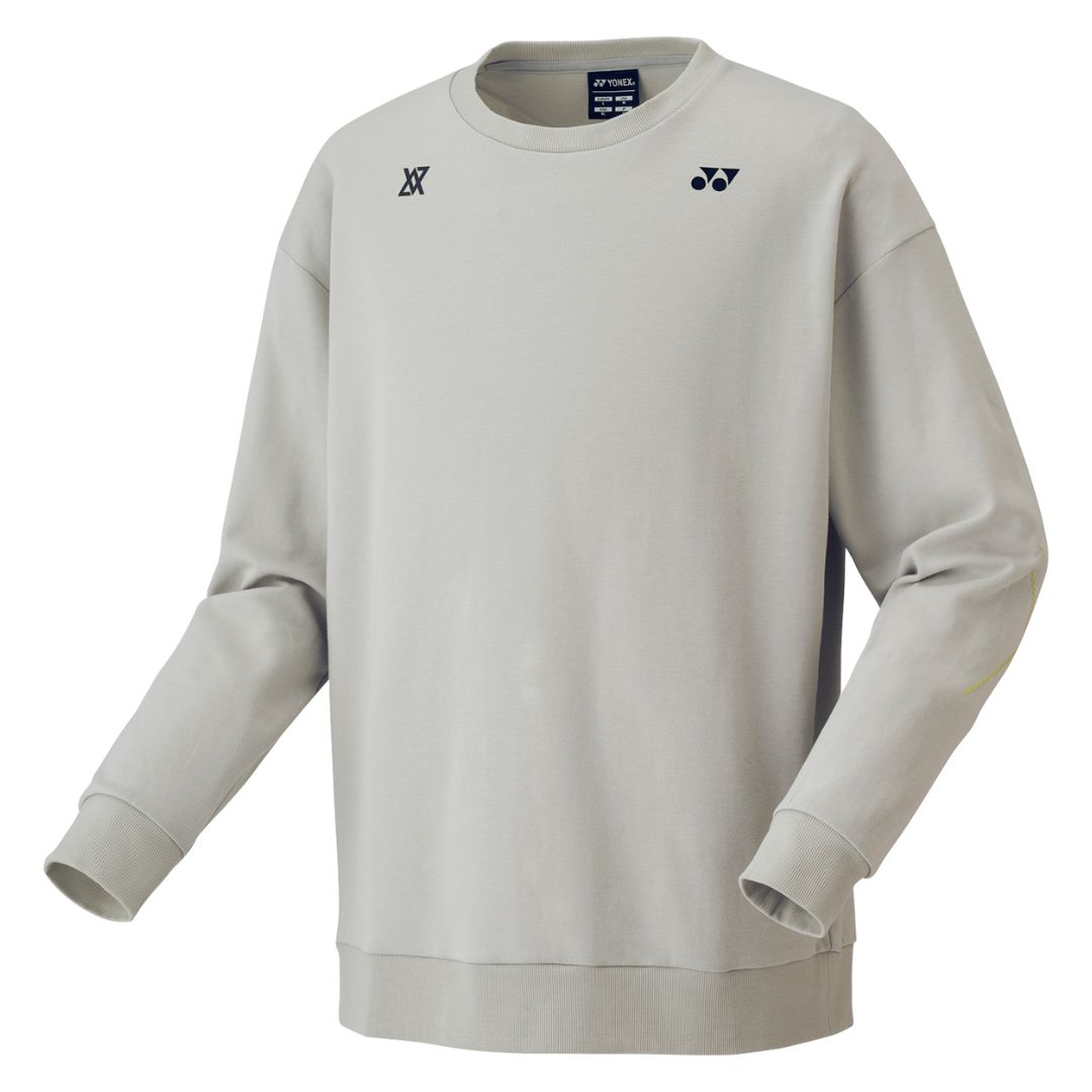 Yonex VA Sweatshirt Grayish Beige  Unisex